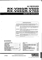 Yamaha RV-503 - Service Manual